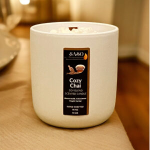 Cozy Chai Soy Blend Scented Candle
